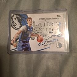 2025 Topps - Clutch City Prospects Insert *Cooper Flagg* Rookie Card