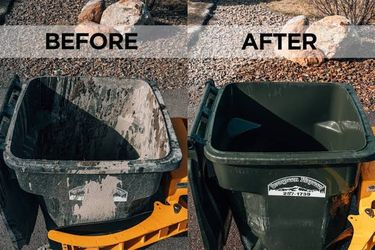 Trash Bin Cleaner Cleaning Solution Can Wash Home Commercial Or Residential 