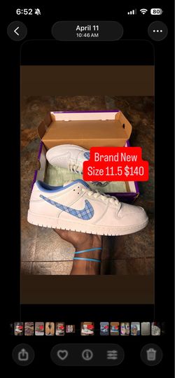 Size 11.5 “Nicole Hause” Nike SB Dunk Low
