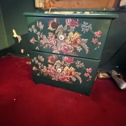 Hand Painted 2-drawer Chest