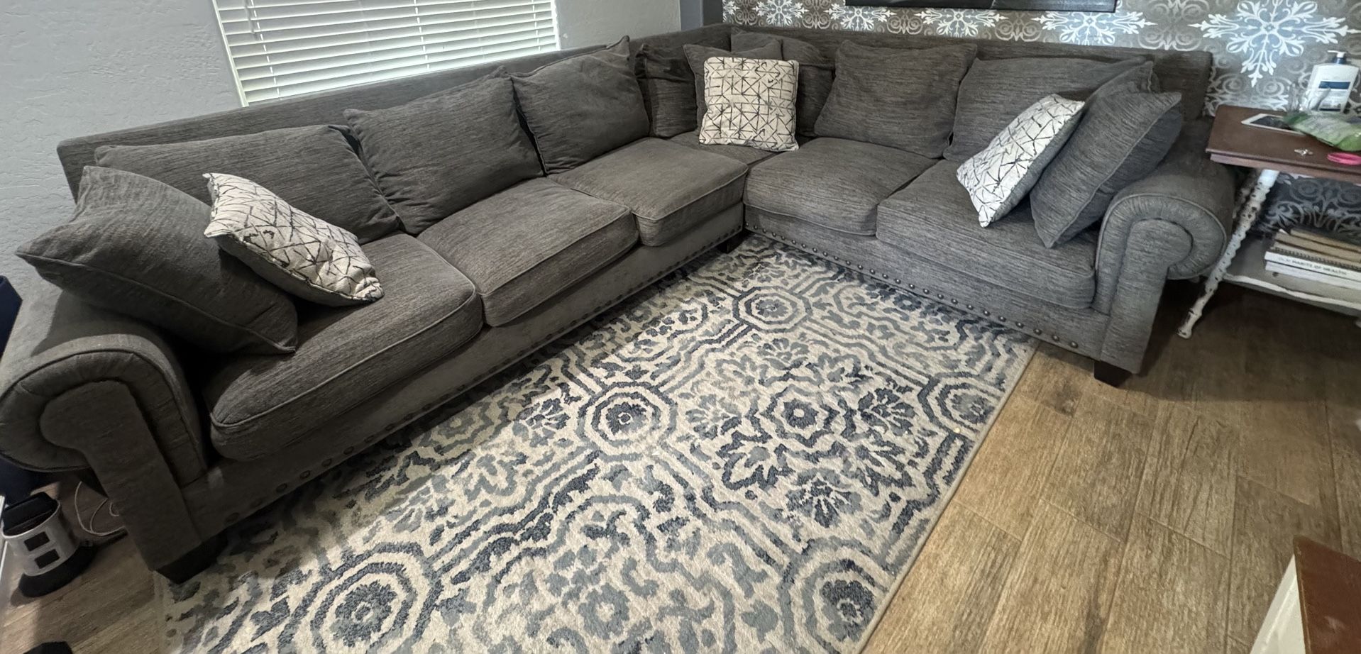 Ultra-Comfortable Feather Cushion Sectional 