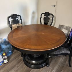 Wooden Circle Table