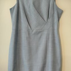 Banana Republic Women's Petite Dress Sleeveless Blue Size 12p