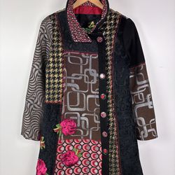 Desigual woman’s long jacket size medium - like new