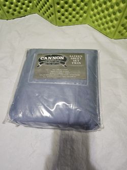 Cannon Heritage Sateen Sheet Set, Twin size