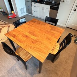 Free: 4 Person Dining Table And Chairs