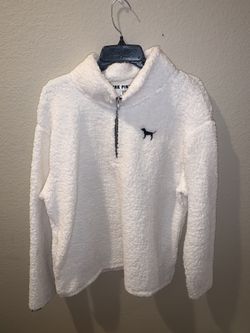 Sherpa VS pink pullover size large