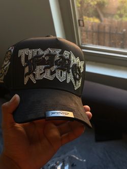 Tejano Records Snapback Hat Black