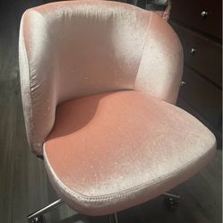 Pink Vanity Chair 