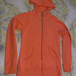Victorias Secret Gold Pink Coral Angel Wings Hoodie 