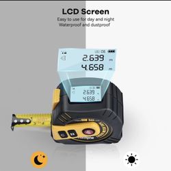 Standard + Laser (2 In 1) Tape Measure 