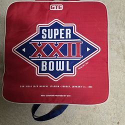 Super Bowl XXII Seat Cushion