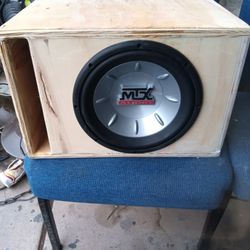 Mtx 10 Inch Sub with Ported Box 
