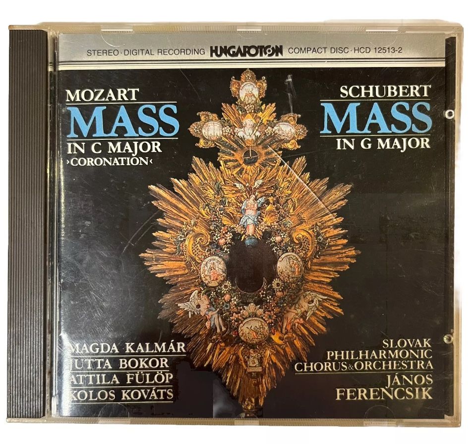 Mozart Coronation + Schubert #2 Mass in G Major (CD 1984) Music