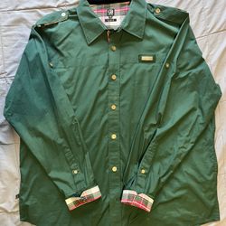 CAVI MEN'S Premium button up LONG SLEEVE SHIRT SIZE 3XL