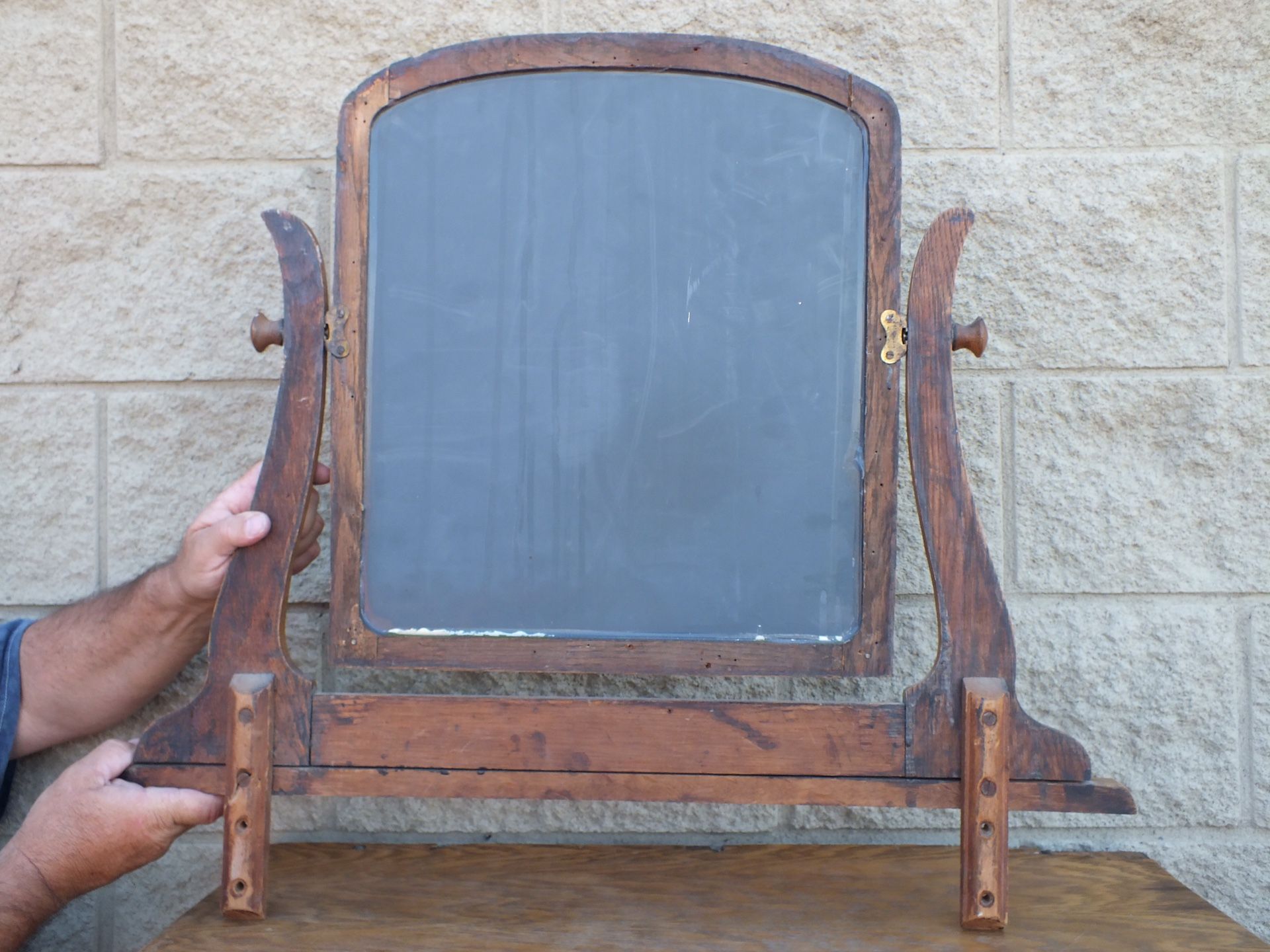 Antique Dresser with Mirror on Top