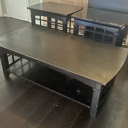 Coffee Table With End Tables 3pcs