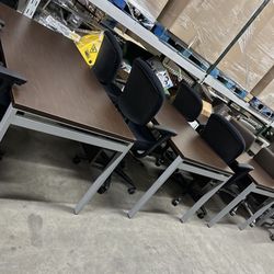 Commercial Grade Herman Miller Classroom Training Tables Desks Filing Cabinets 