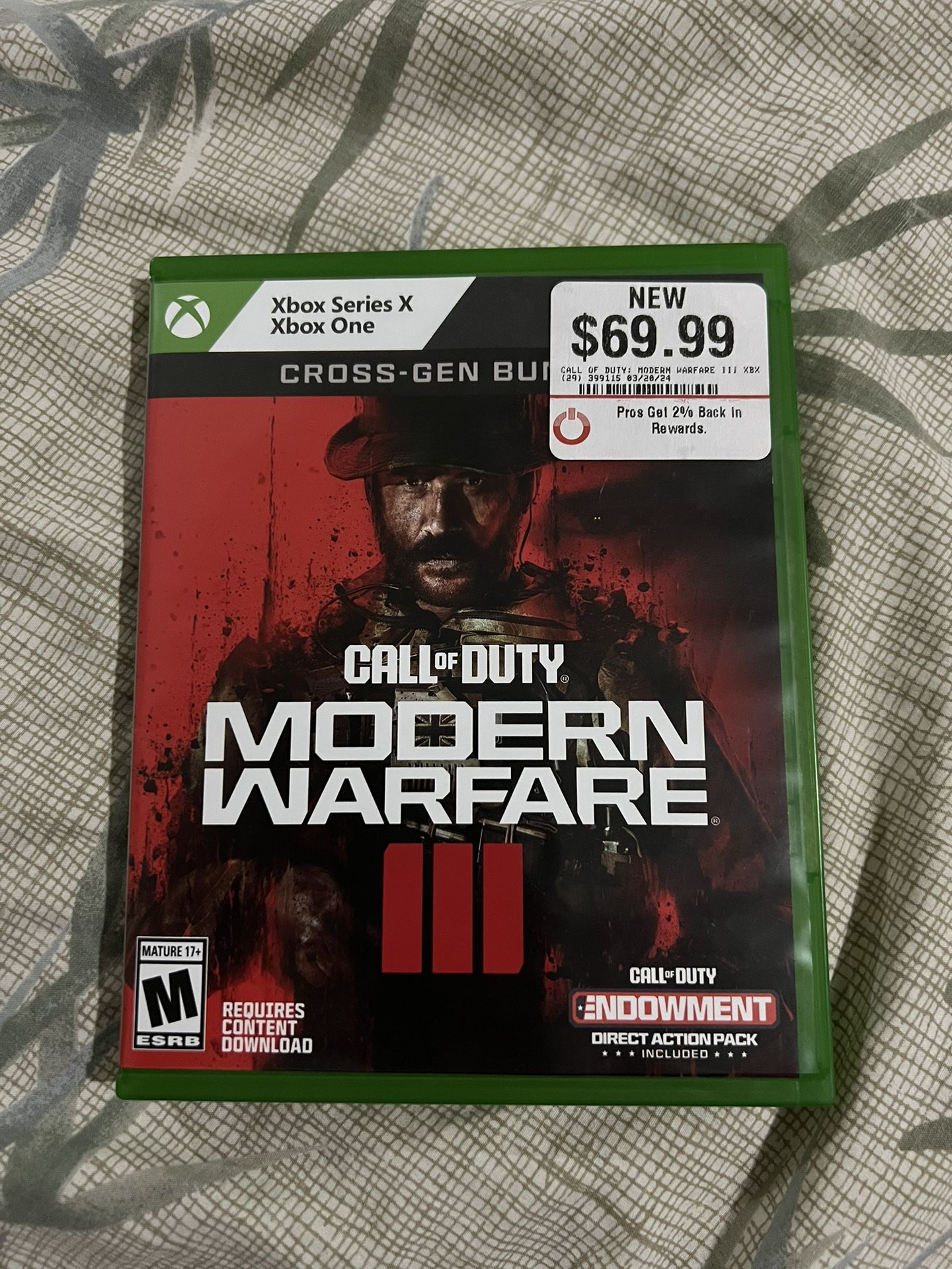 Xbox Game Call Of Duty 3