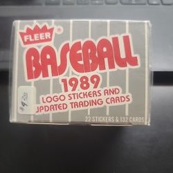 1989 Fleer Updated Baseball Trading Cards 