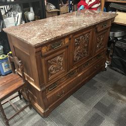 Antique Renaissance Revival / Gothic Buffet