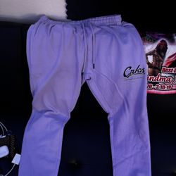 crooks & castles purple sweats