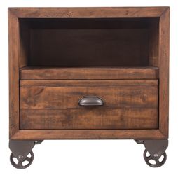 Two Rustic Style Side Tables
