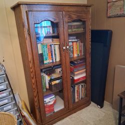 Antique Cabinet 3ft 1 1/2" L X 13" W X 58" H