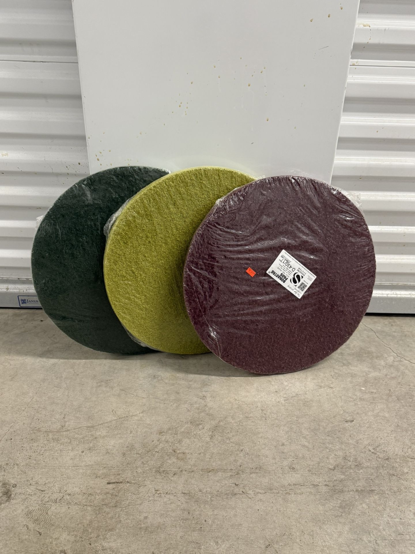 New 17 Inch Bonastre Diamond Pads