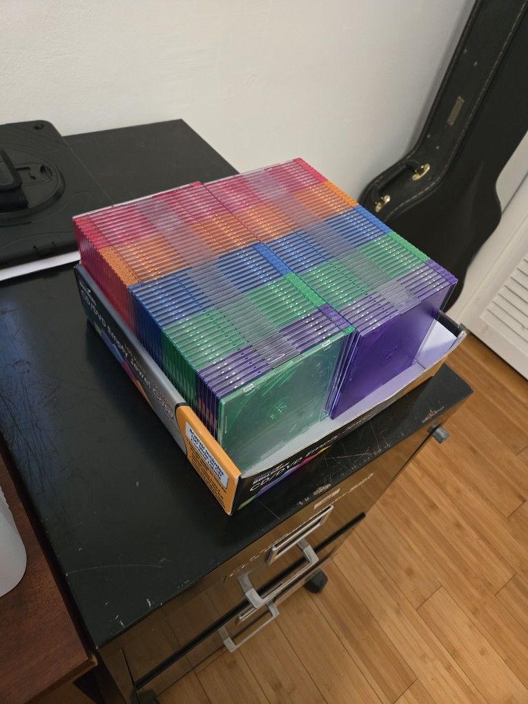 95 Empty CD / DVD Jewel Cases