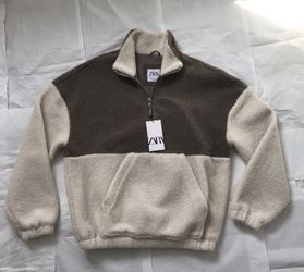 Zara Man Fleece Pullover - New Condition 