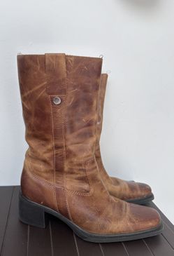 Nine West Brown Leather Boots 9