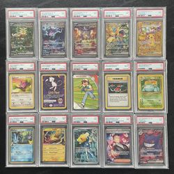 Pokemon TCG - PSA Graded Slabs
