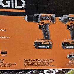 Ridgid 18V Drills kit