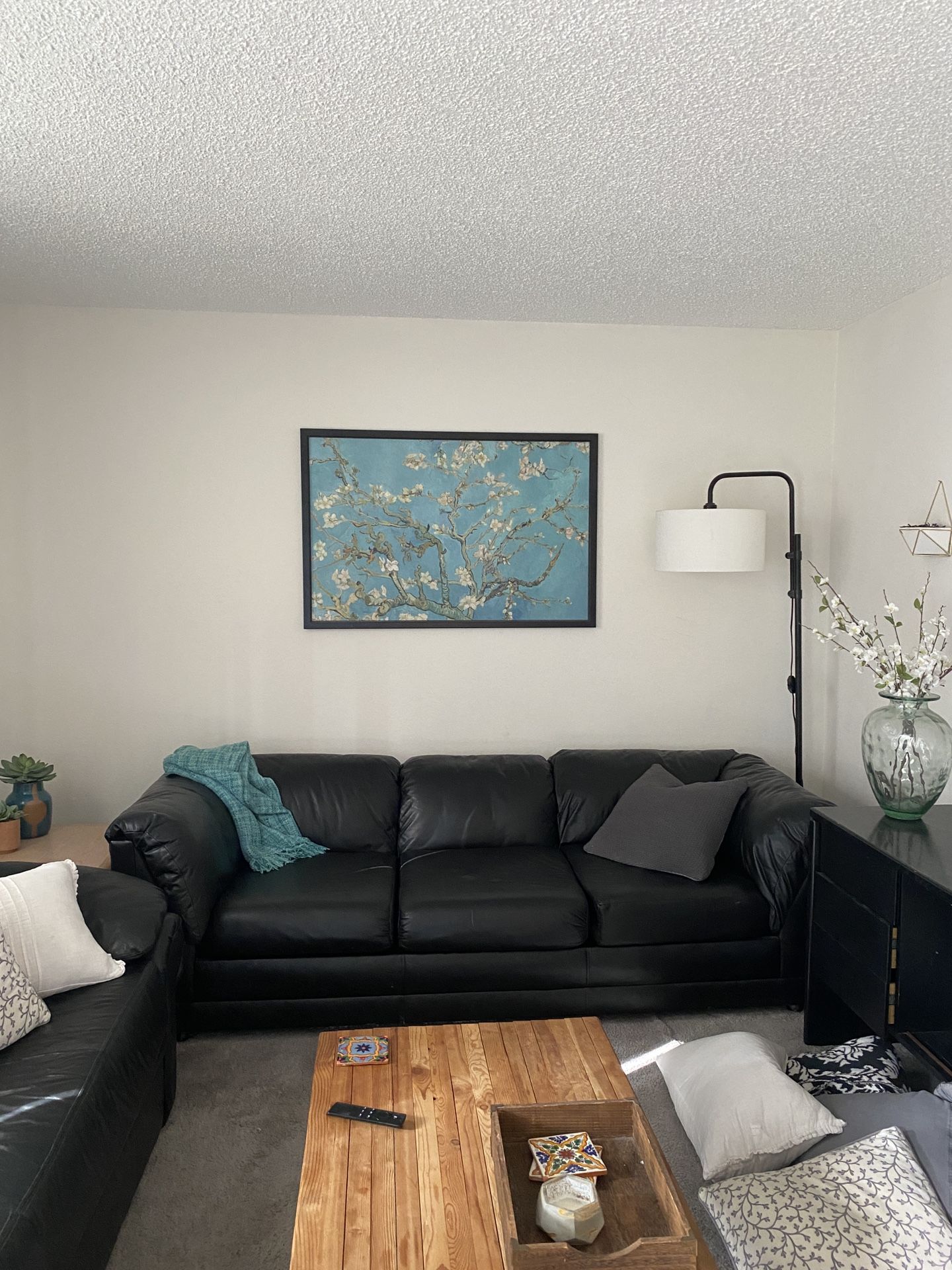 Matching Set Of Leather Couches / Sleeper Sofa for Sale in San Diego