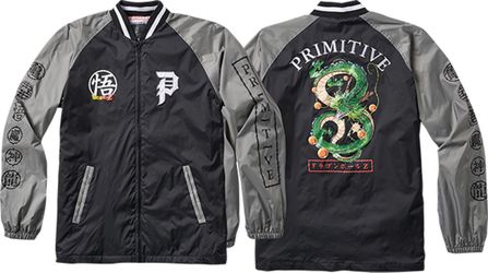 Primitive x DRAGON BALL Z Letterman Jacket 