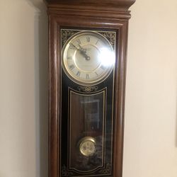 vintage verichron Quartz Grandfather wall clock