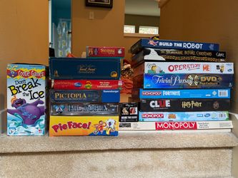 Board Games - (Monopoly, Clue, Pictopia + MORE!) $7 ea/$50 lot (OBO!)