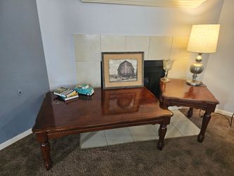 Wooden tables