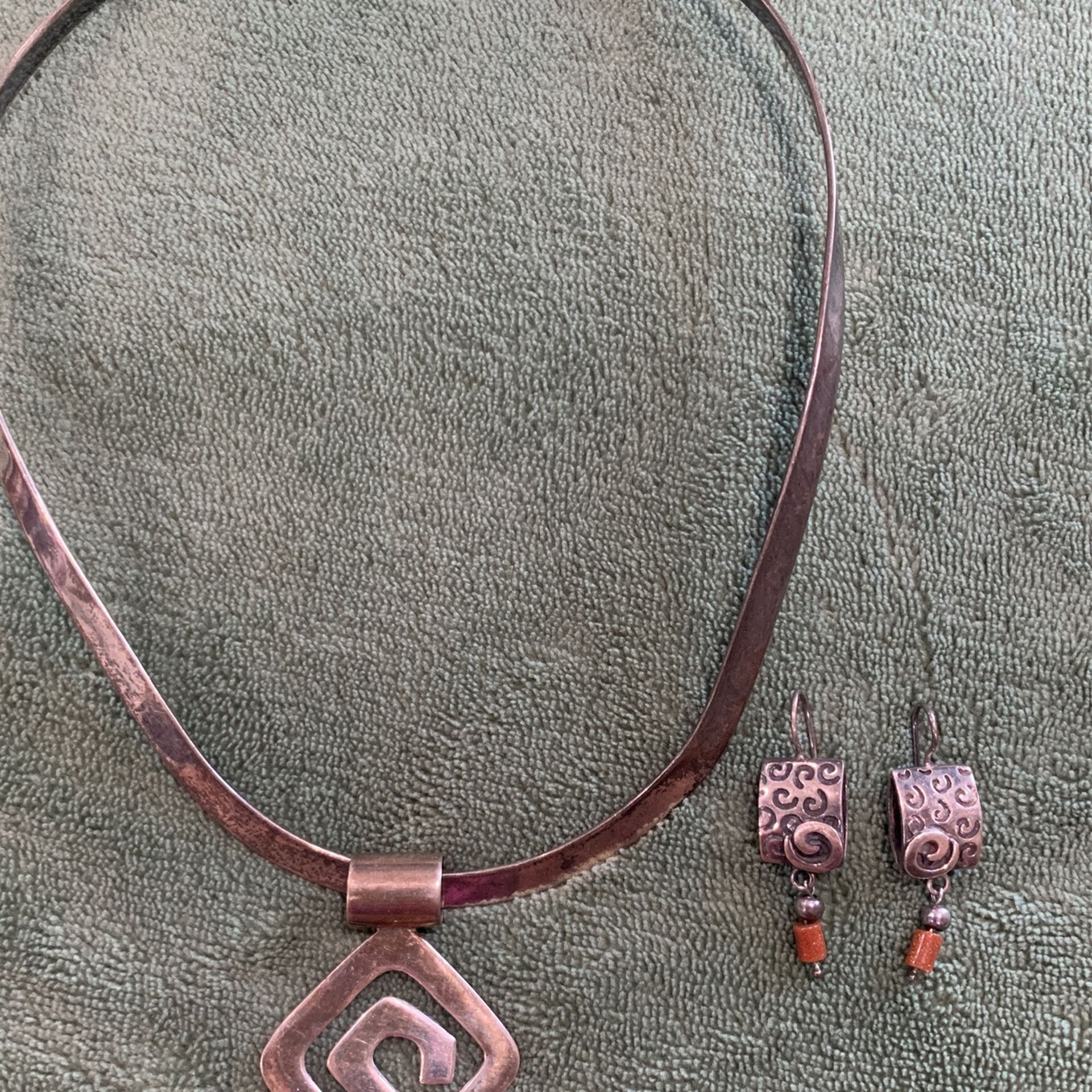 Silpada Necklace And Earrings