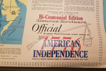 Bicentennial Edition grade school map