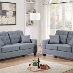 Sofa And Loveseat Set