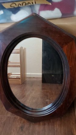 Vintage Solid Wood Mirror