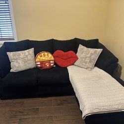 Black Couch, Black Sofa 