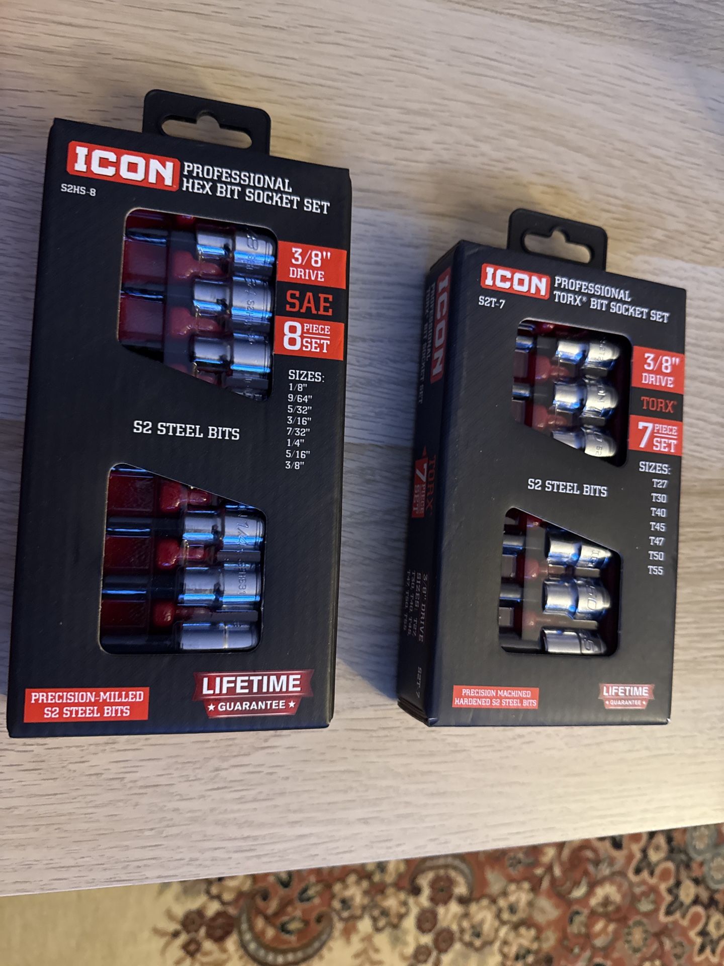ICON 3/8 hex bit set 