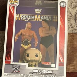 Funko Pop Covers Wrestlemania 3 Hulk Hogan WWE NEW