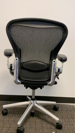 Herman Miller Aeron chairs with polished chrome frame for Sale in Santa Clara, CA OfferUp