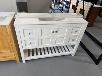 Vanity 48 inches wide solid wood