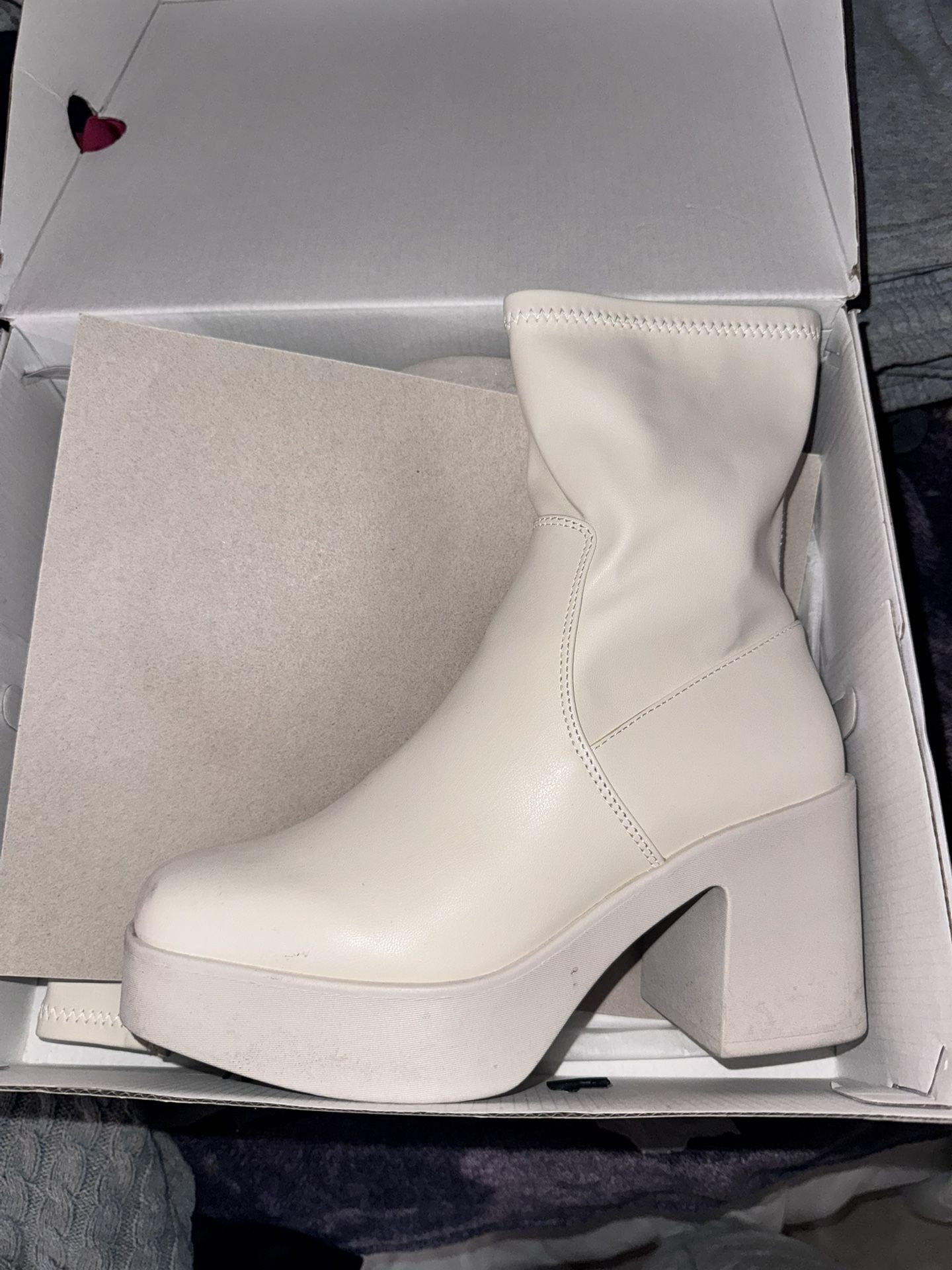 White Aldo Boots 