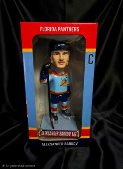 LIMITED RARE Florida Panthers Aleksander Barkov Reverse Retro Jersey Bobblehead